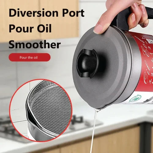 Oil Filter Pot - 1.5 Liter Space (Premium Best Quality)