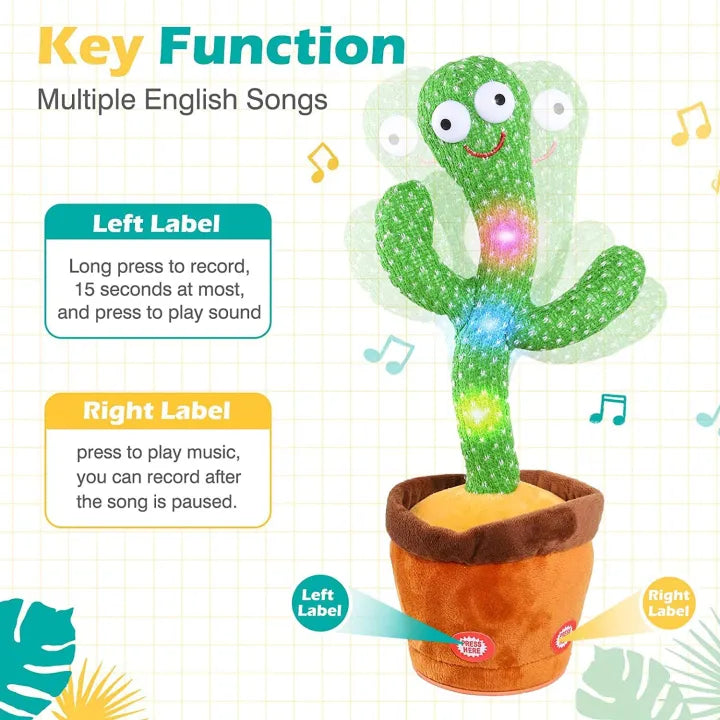 Dancing Cactus Talking Toy