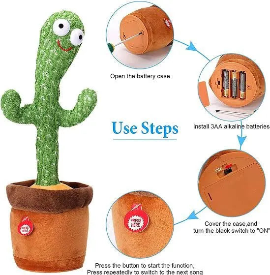 Dancing Cactus Talking Toy