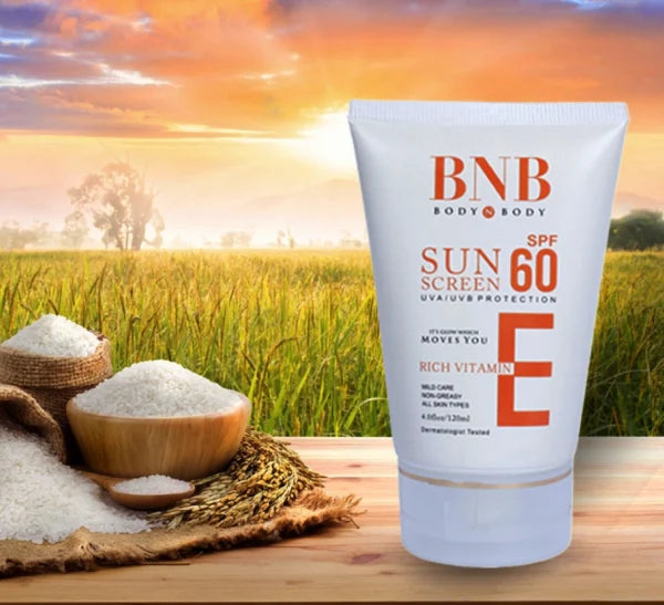 4 In 1 Bnb-rice Whitening And Glowing Facial Kit Sun Screen +face Wash+ Scrub+ Mask &amp